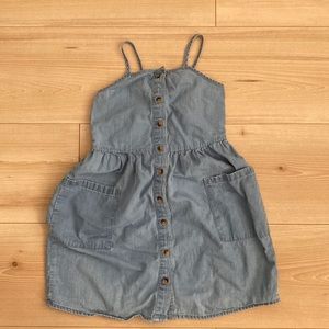 Toddler girls denim dress